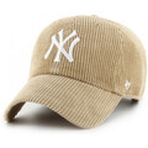 Gorra Cap mlb new york yankees wide cord clean up para mujer - '47 Brand - Modalova