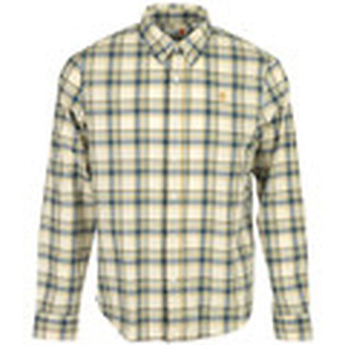 Camisa manga larga Stretch Poplin Check Shirt Angora Yd para hombre - Timberland - Modalova