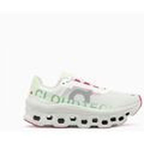 Deportivas Moda CLOUDMONSTER - 61.97725-WHITE/LIMA para mujer - On Running - Modalova