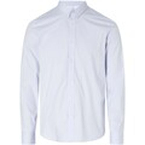 Camisa manga larga Poplin Stretch Slim para hombre - Calvin Klein Jeans - Modalova