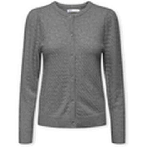 Jersey Katia Life Knit - Medium Grey Melange para mujer - Only - Modalova