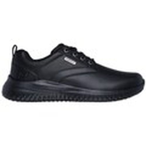 Zapatos Hombre BLUCHER IMPERMEABLE DELSON 3.0 - GLAVINE PIEL NEGRA para hombre - Skechers - Modalova