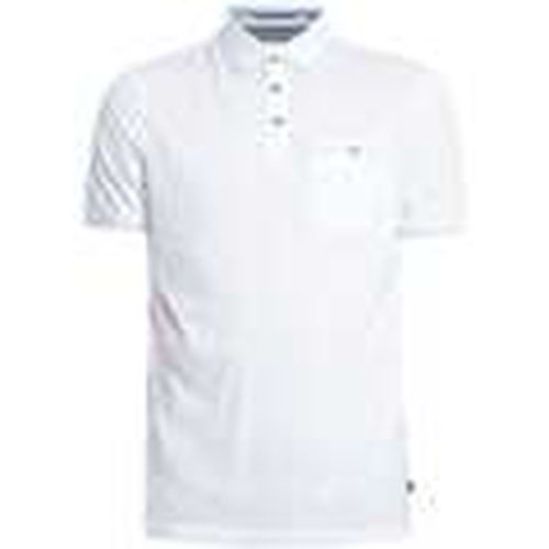 Polo Camisa tipo polo con cuello de rayas de ojo de pájaro para hombre - Ted Baker - Modalova