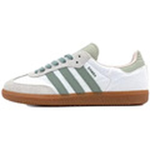 Deportivas Moda Samba OG Cloud White Silver Green para mujer - adidas - Modalova