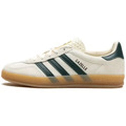 Deportivas Moda Gazelle Indoor Cream White Collegiate Green Gum para mujer - adidas - Modalova