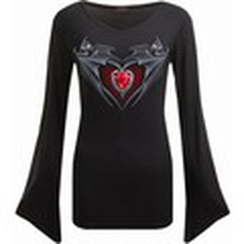 Camiseta manga larga Bat's Heart para mujer - Spiral - Modalova