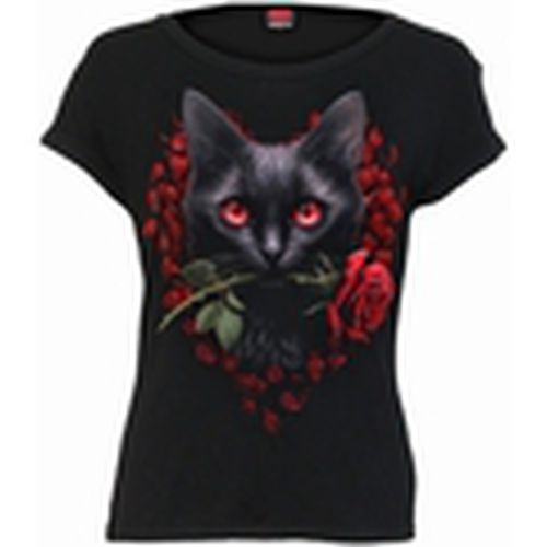 Camiseta manga larga Cat's Love para mujer - Spiral - Modalova