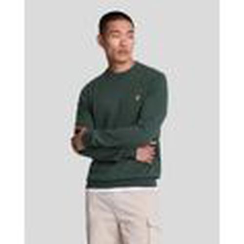 Jersey KN2110V MERINO CREW JUMPER-X31. ARGYLE TEAL para hombre - Lyle & Scott - Modalova