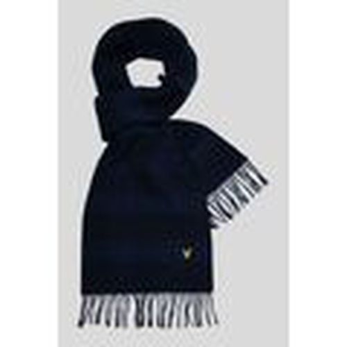 Bufanda SV2100A LAMBSWOOL SCARF-X35. DARL NAVY/DARK DENIM para hombre - Lyle & Scott - Modalova