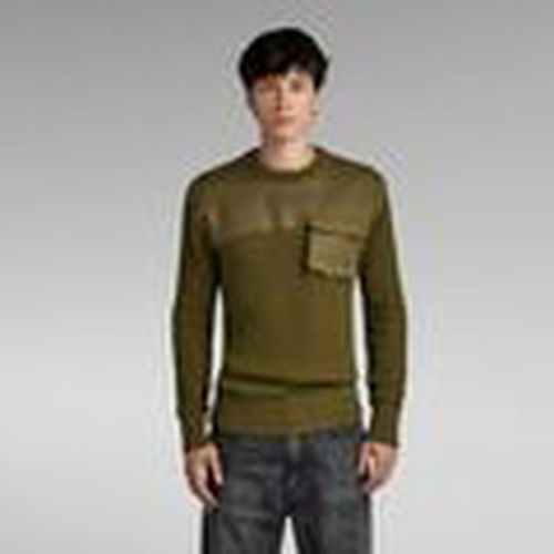 Jersey D23525-D496 ARMY KNIT-C744 DARK OLIVE para hombre - G-Star Raw - Modalova