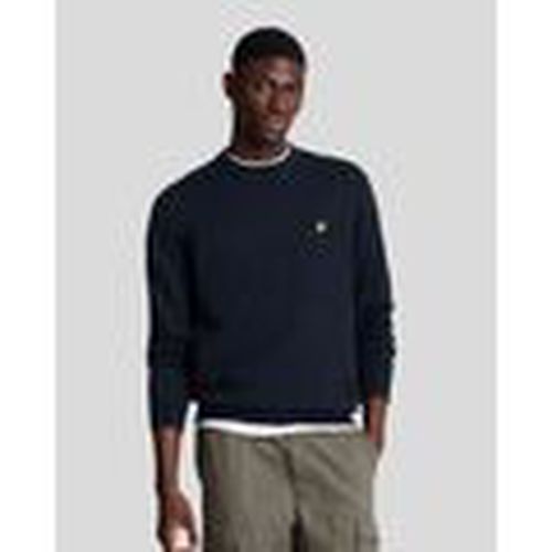 Jersey KN2110V MERINO CREW JUMPER-Z27. DARK NAVY para hombre - Lyle & Scott - Modalova