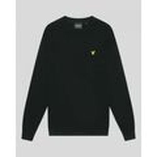 Jersey KN2110V MERINO CREW-Z865 JET BLACK para hombre - Lyle & Scott - Modalova