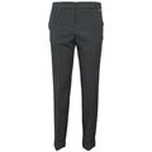 Pantalones p493qotton_nero para mujer - Please - Modalova