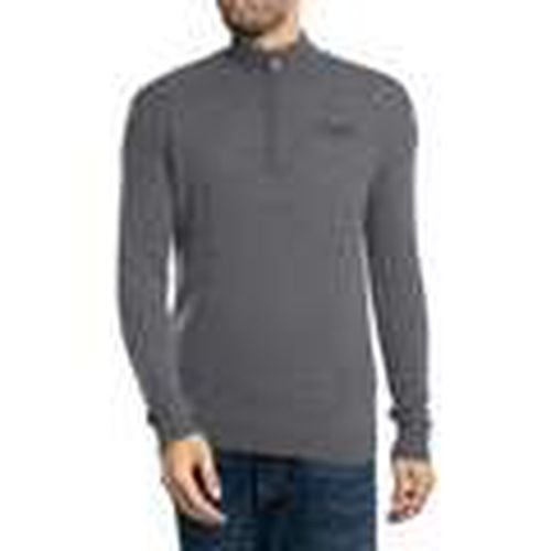 Jersey Suéter de punto con media cremallera Essential EMB para hombre - Superdry - Modalova