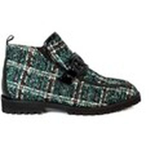 Botines BOTÍN CON CADENA EN TWEED ABBA 003 NEGRO- para mujer - Aplauso - Modalova