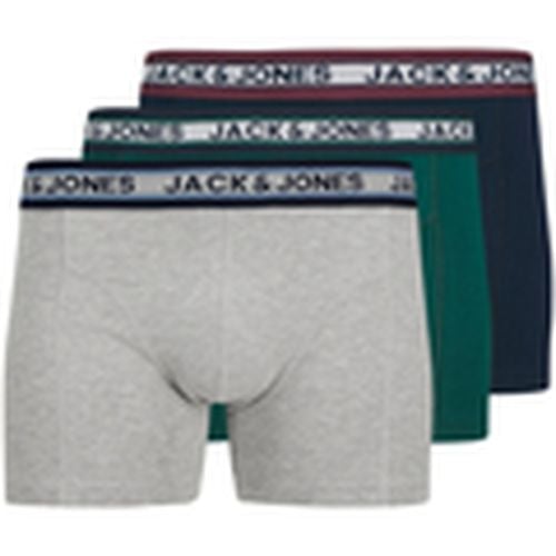 Boxer 12270759 JACOLIVER SOLID TRUNKS 3 PACK LN STYD para hombre - Jack & Jones - Modalova