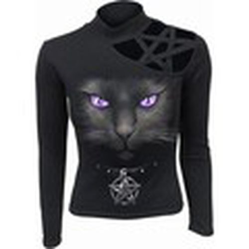 Camiseta manga larga Black Cat para mujer - Spiral - Modalova