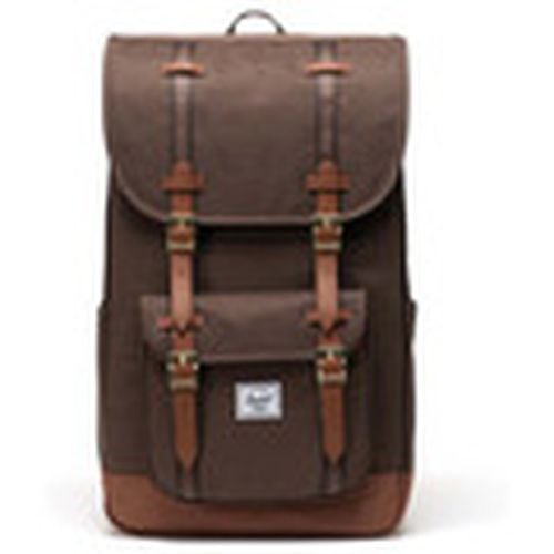 Mochila Little America™ Chocolate Brown Crosshatch/Saddle para mujer - Herschel - Modalova