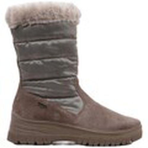 Botines BOTA IMPERMEABLE 656639 NAYLON-PIEL TAUPE para mujer - Imac - Modalova