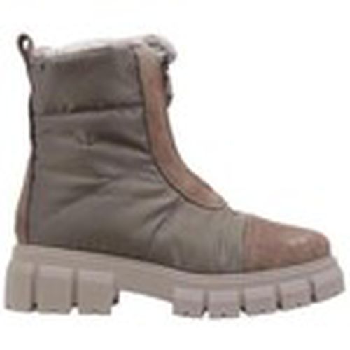 Botines BOTA IMPERMEABLE 657059 NAYLON-PIEL TAUPE para mujer - Imac - Modalova