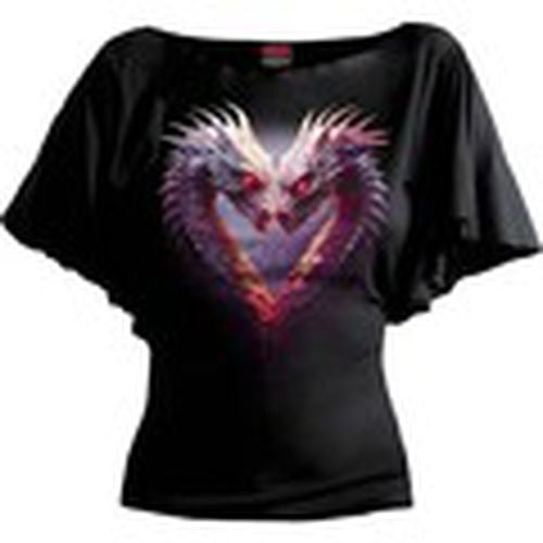 Camiseta manga larga Heart Of Dragons para mujer - Spiral - Modalova