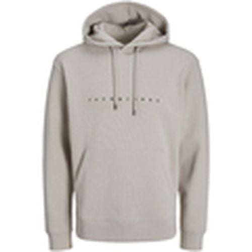 Jersey 12233972 JJESTAR JJ SWEAT HOOD NOOS MOONBEAM para hombre - Jack & Jones - Modalova