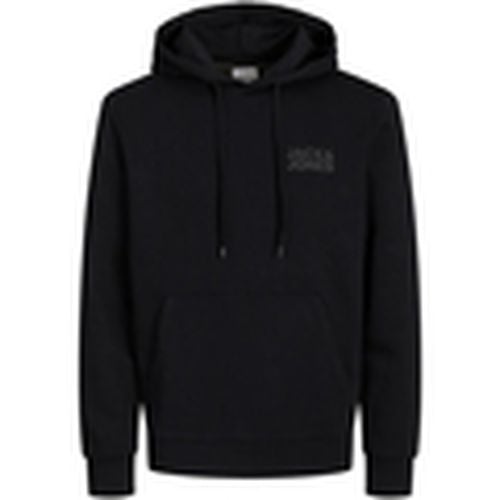 Jersey 12152840 JJECORP LOGO SWEAT HOOD NOOS BLACK SMALL PRINT para hombre - Jack & Jones - Modalova