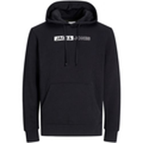 Jersey 12233599 JJECORP LOGO SWEAT HOOD PLAY NOOS BLACK PLAY 5 para hombre - Jack & Jones - Modalova