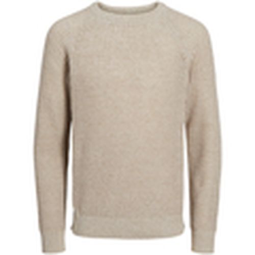 Jersey 12267393 JJJONES KNIT CREW NECK WHITE para hombre - Jack & Jones - Modalova