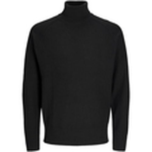 Jersey 12260386 JCOMASON KNIT ROLL NECK BLACK para hombre - Jack & Jones - Modalova