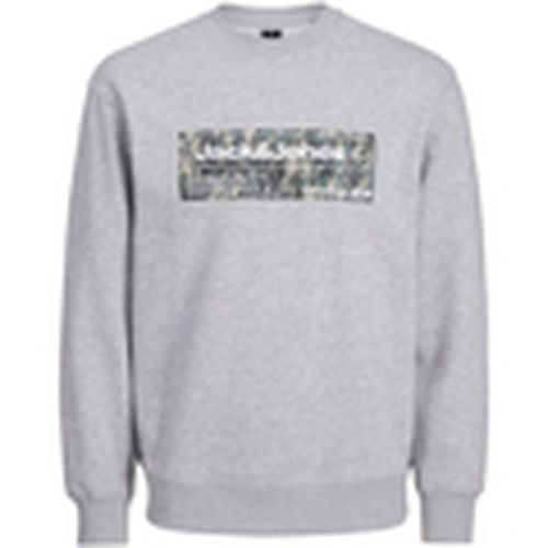 Jersey 12266495 JCOALPHA SWEAT CREW NECK LIGHT GREY para hombre - Jack & Jones - Modalova