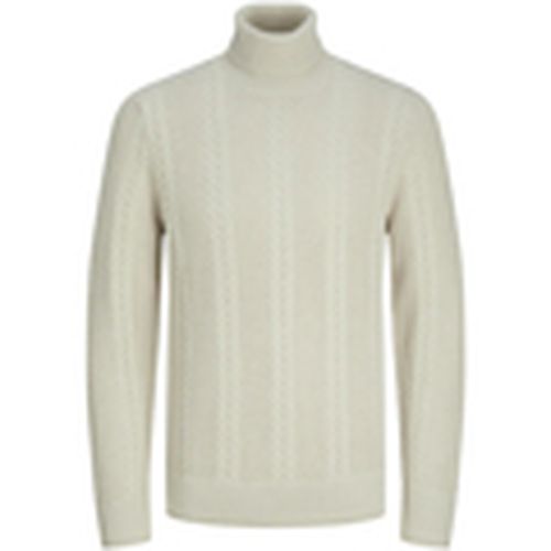 Jersey 12261441 JCOCIPHER KNIT ROLL NECK MOONBEAM para hombre - Jack & Jones - Modalova