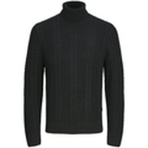 Jersey 12261441 JCOCIPHER KNIT ROLL NECK BLACK para hombre - Jack & Jones - Modalova