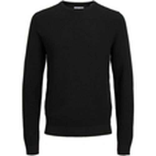 Jersey 12258571 JJOTTO KNIT CREW NECK LN BLACK para hombre - Jack & Jones - Modalova