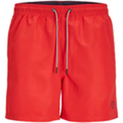 Bañador 12235757 JPSTFIJI JJSWIM SOLID SN PLS TRUE RED para hombre - Jack & Jones - Modalova