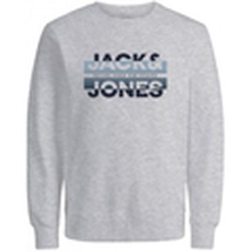 Jersey 12267544 JCORAY COLOR SWEAT CREW NECK FST LIGHT GREY para hombre - Jack & Jones - Modalova