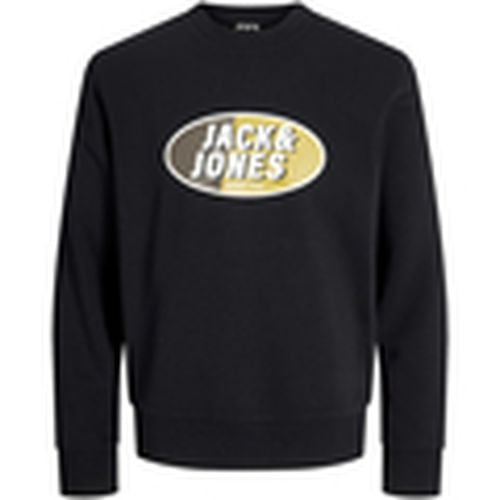 Jersey 12267544 JCORAY COLOR SWEAT CREW NECK FST BLACK para hombre - Jack & Jones - Modalova