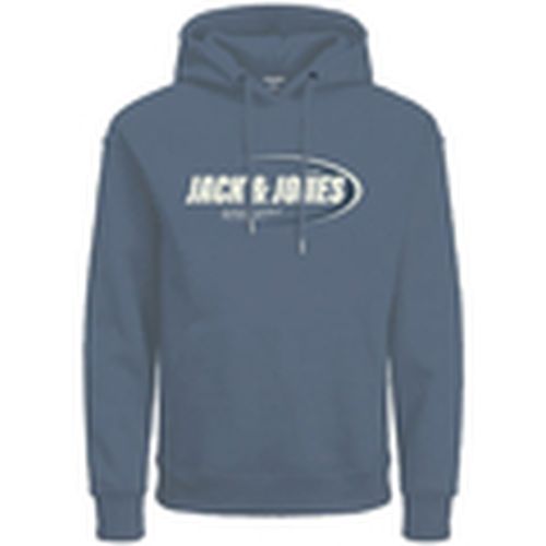 Jersey 12267547 JCORAY BRANDING SWEAT HOOD FST FLINT STONE para hombre - Jack & Jones - Modalova