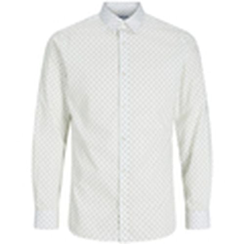 Camisa manga larga 12260131 JJJOE PRINT SHIRT LS AW24 WHITE DITSY AOP para hombre - Jack & Jones - Modalova