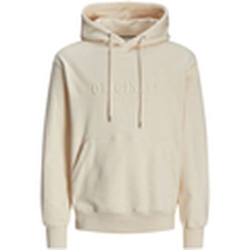 Jersey 12262811 JORFREDERIKSBERG SWEAT HOOD SN ANTIQUE WHITE para hombre - Jack & Jones - Modalova