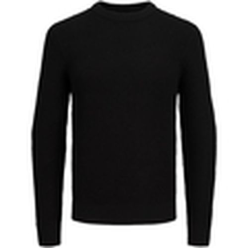 Jersey 12258695 JJLIAM KNIT CREW NECK BLACK para hombre - Jack & Jones - Modalova