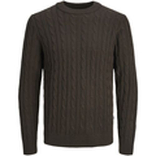 Jersey 12257479 JJEROSS KNIT CREW NECK SN MULCH para hombre - Jack & Jones - Modalova