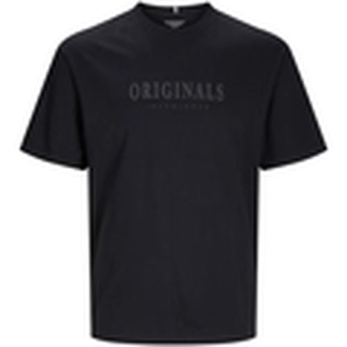 Camiseta 12262494 JORFREDERIKSBERG TEE SS CREW NECK NOOS BLACK para hombre - Jack & Jones - Modalova