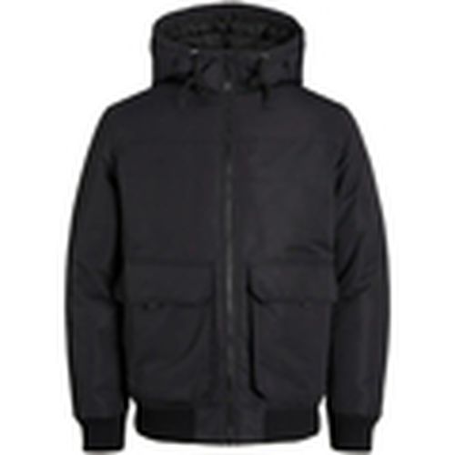 Parka 12263838 JJCONSTRUCT BOMBER BLACK para hombre - Jack & Jones - Modalova