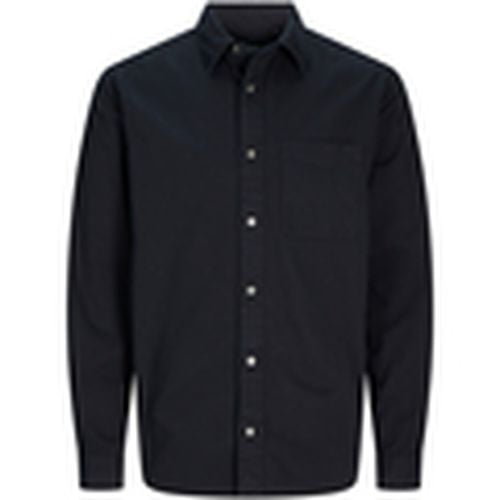 Camisa manga larga 12265753 JPRCCDOVER TWILL L/S SHIRT SN BLACK BEAUTY para hombre - Jack & Jones - Modalova