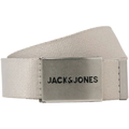 Cinturón 12270643 JACSIMON BELT LN STYD MOONBEAM para hombre - Jack & Jones - Modalova