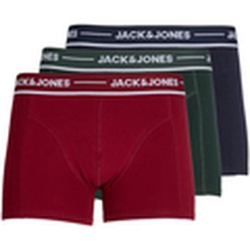 Boxer 12266069 JACCLAUS SOLID TRUNKS 3 PACK SN para hombre - Jack & Jones - Modalova