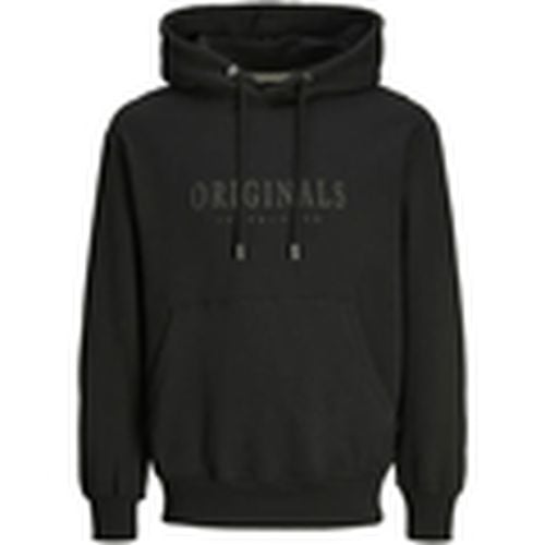 Jersey 12262811 JORFREDERIKSBERG SWEAT HOOD SN BLACK para hombre - Jack & Jones - Modalova