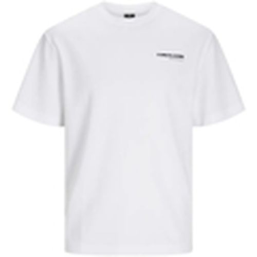 Camiseta 12260003 JCOAERO PRINT TEE SS CREW NECK NOOS WHITE para hombre - Jack & Jones - Modalova