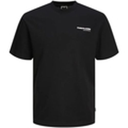 Camiseta 12260003 JCOAERO PRINT TEE SS CREW NECK NOOS BLACK para hombre - Jack & Jones - Modalova